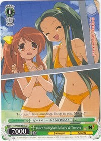 Beach Volleyball, Mikuru & Tsuruya (SY/W08-E035 U) [The Melancholy of Haruhi Suzumiya]