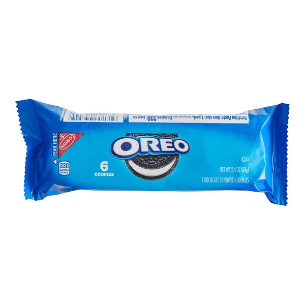OREO Chocolate Sandwich Cookies, 2.4 oz