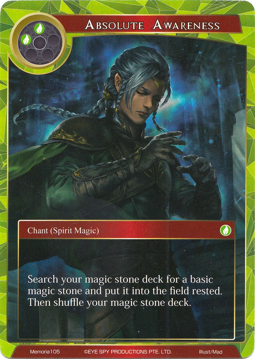 Absolute Awareness (Memoria105) [Alice Origin Memoria Cards]