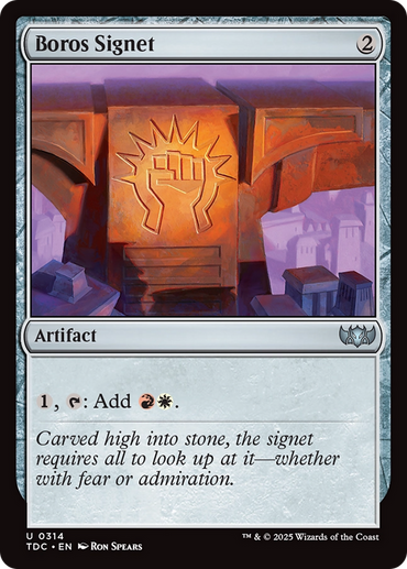 Boros Signet [Tarkir: Dragonstorm Commander]