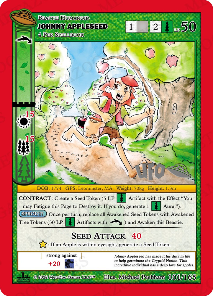 Johnny Appleseed [Cryptid Nation: UFO First Edition Spoiler Pack]