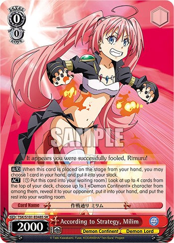 According to Strategy, Milim [That Time I Got Reincarnated as a Slime Vol.3]