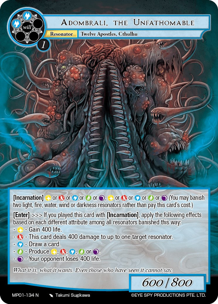 Adombrali, the Unfathomable (MP01-134 N) [Masterpiece 