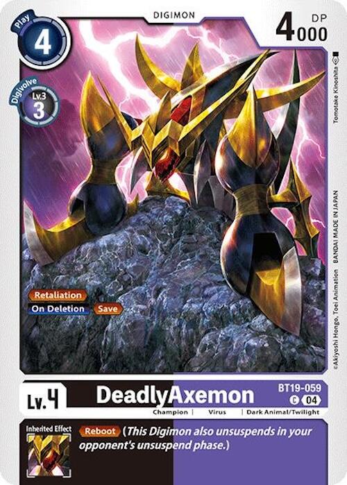 DeadlyAxemon [BT19-059] [Release Special Booster Ver.2.0]