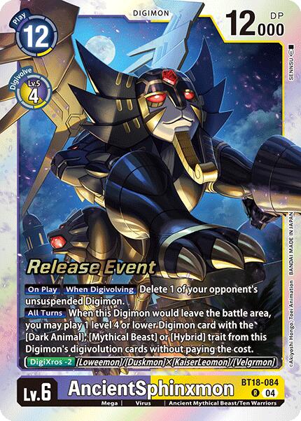 AncientSphinxmon [BT18-084] [Release Special Booster Ver.2.0 Promos]