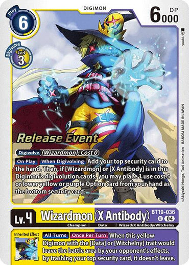 Wizardmon [BT19-036] (X Antibody) [Release Special Booster Ver.2.0 Promos]