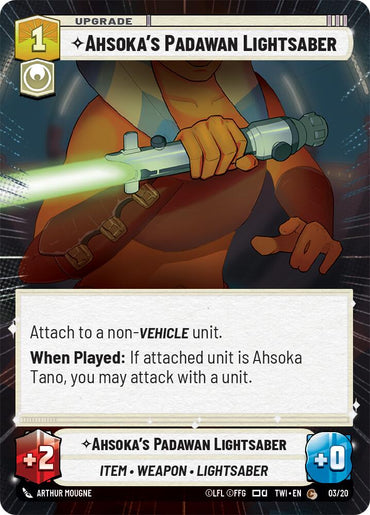 Ahsoka's Padawan Lightsaber (3) (Hyperspace) (3) [Twilight of the Republic]