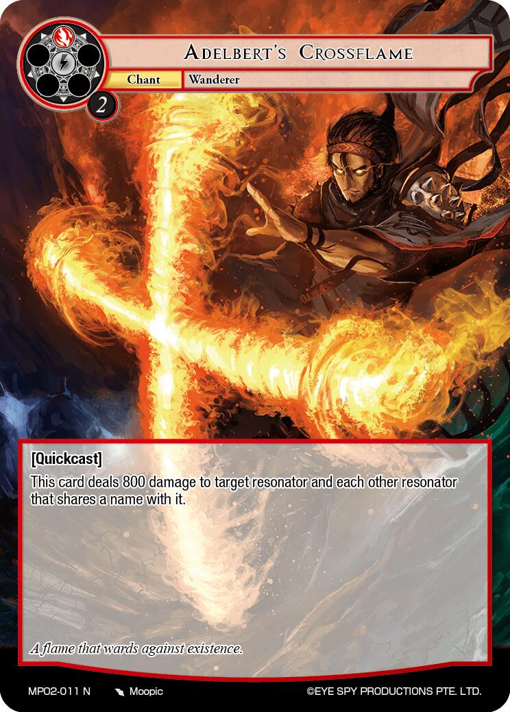 Adelbert's Crossflame (MP02-011 N) [Masterpiece Collection 02 