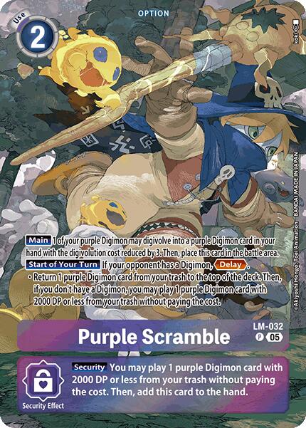 Purple Scramble [LM-032] (Alternate Art) [Starter Deck: Protector of Light]