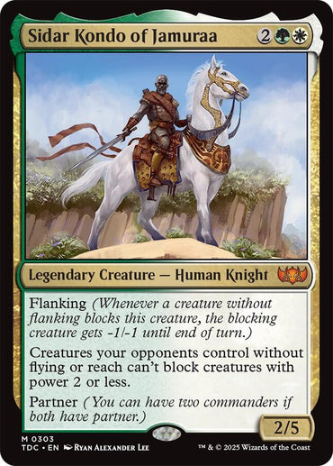 Sidar Kondo of Jamuraa [Tarkir: Dragonstorm Commander]