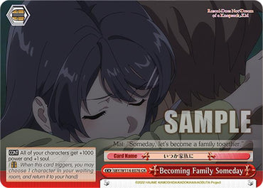Becoming Family Someday (SBY/W114-E076 CR) [Rascal Does Not Dream Series]