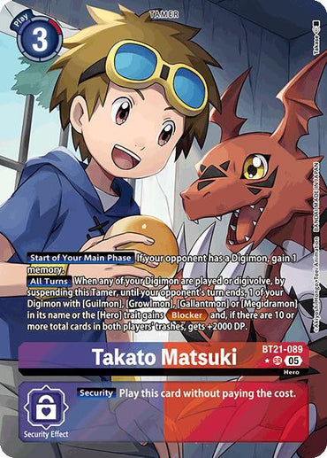 Takato Matsuki [BT21-089] (Alternate Art) [World Convergence]