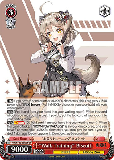 "Walk Training" Biscuit (NIK/S117-E066S SR) [GODDESS OF VICTORY: NIKKE]
