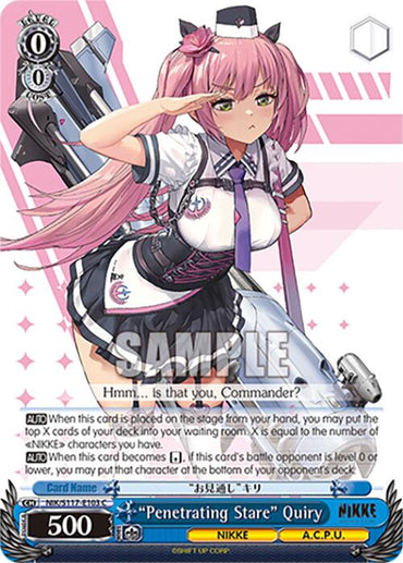 "Penetrating Stare" Quiry (NIK/S117-E103 C) [GODDESS OF VICTORY: NIKKE]