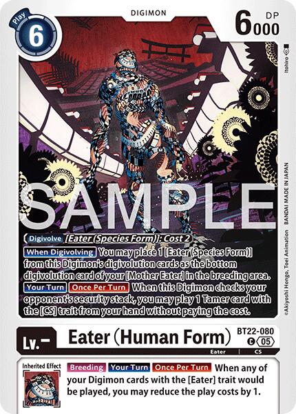 Eater [BT22-080] (Human Form) [Cyber Eden]