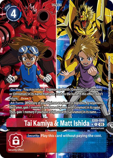 Tai Kamiya & Matt Ishida [EX9-066] (Alternate Art) [Versus Monsters]
