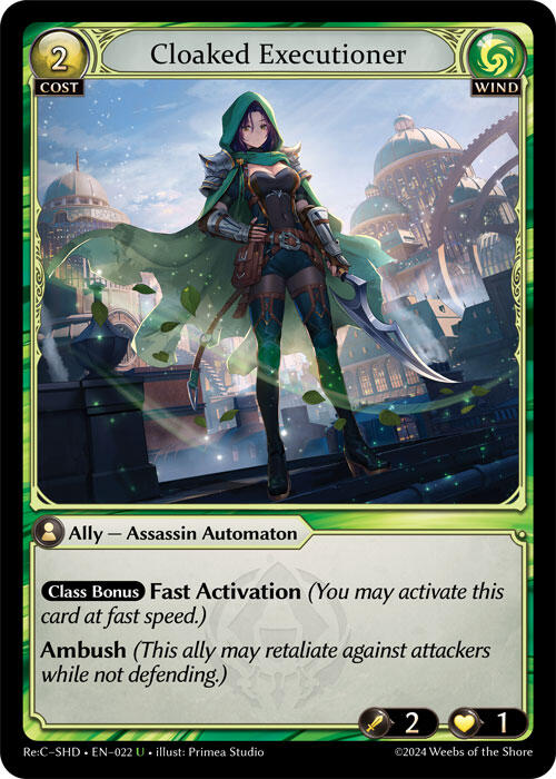 Cloaked Executioner (022) [Tristan Re:Collection, Shadowdancer Lite]