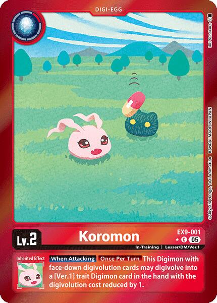 Koromon [EX9-001] (Limited Foil) [Versus Monsters]