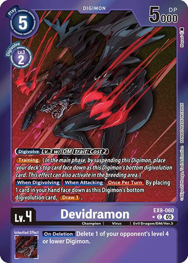 Devidramon [EX9-060] (Limited Foil) [Versus Monsters]
