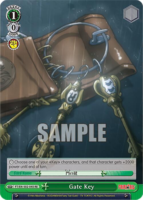 Gate Key (FT/EN-S02-045 C RE) [Fairy Tail Chronicle Set]