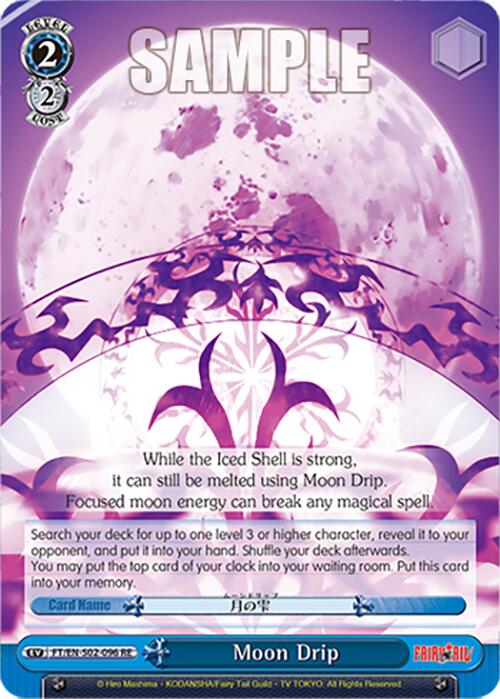 Moon Drip (FT/EN-S02-096 C RE) [Fairy Tail Chronicle Set]