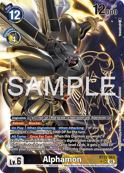 Alphamon [BT22-063] (Alternate Art) [Cyber Eden]