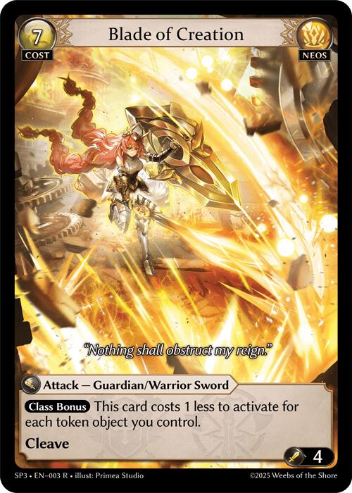 Blade of Creation (003) [Supporter Pack 3]
