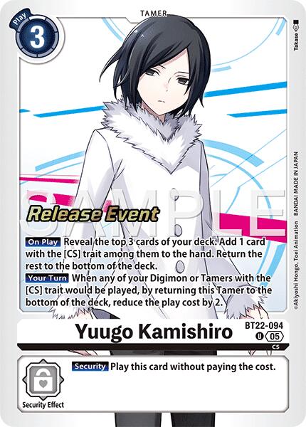 Yuugo Kamishiro [BT22-094] [Cyber Eden Release Event Cards]