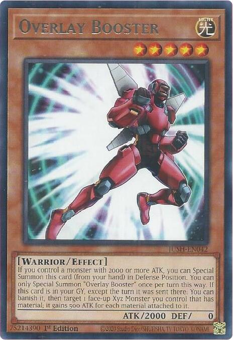 Overlay Booster [JUSH-EN042] Rare