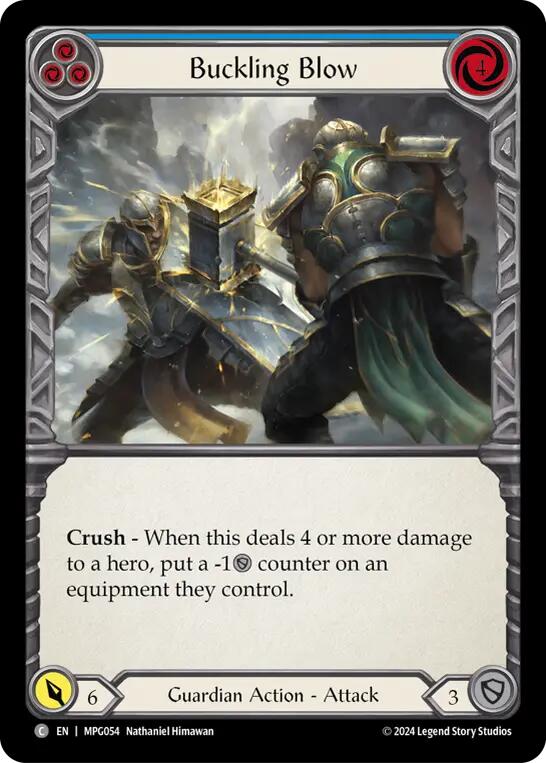 Buckling Blow (Blue) [MPG054] (Mastery Pack Guardian)