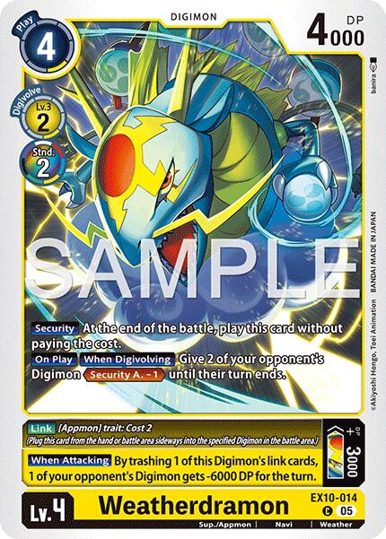 Weatherdramon [EX10-014] [Sinister Order]