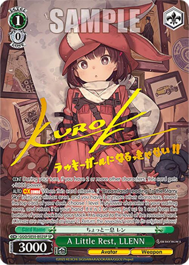 A Little Rest, LLENN (GGO/SE50-E02SP SP) [SAO Alternative–Gun Gale Online–2 Premium Booster]