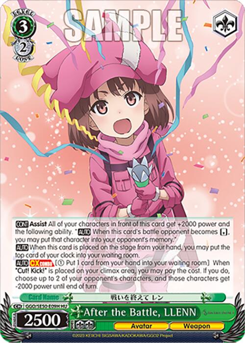 After the Battle, LLENN (GGO/SE50-E09H HC) [SAO Alternative–Gun Gale Online–2 Premium Booster]