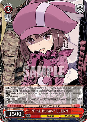 "Pink Bunny" LLENN (HR) (GGO/SE50-E23H HR) [SAO Alternative–Gun Gale Online–2 Premium Booster]