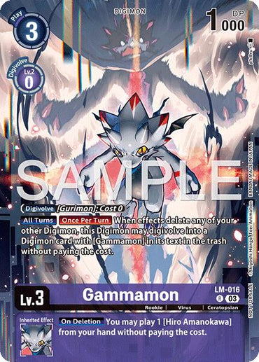 Gammamon [LM-016] (Sinister Order Legend Pack) [Sinister Order]