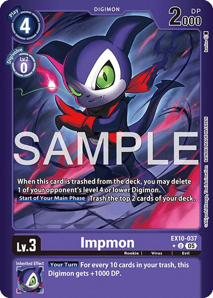 Impmon [EX10-037] (Limited Foil) [Sinister Order]