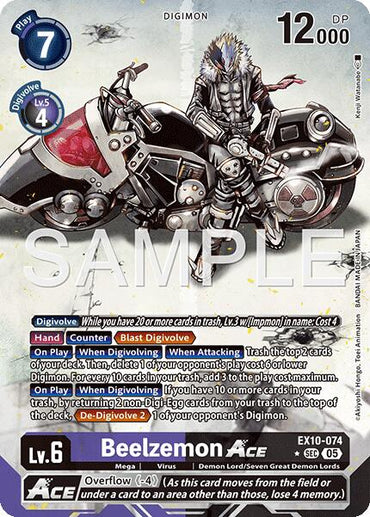 Beelzemon ACE [EX10-074] (Alternate Art) [Sinister Order]