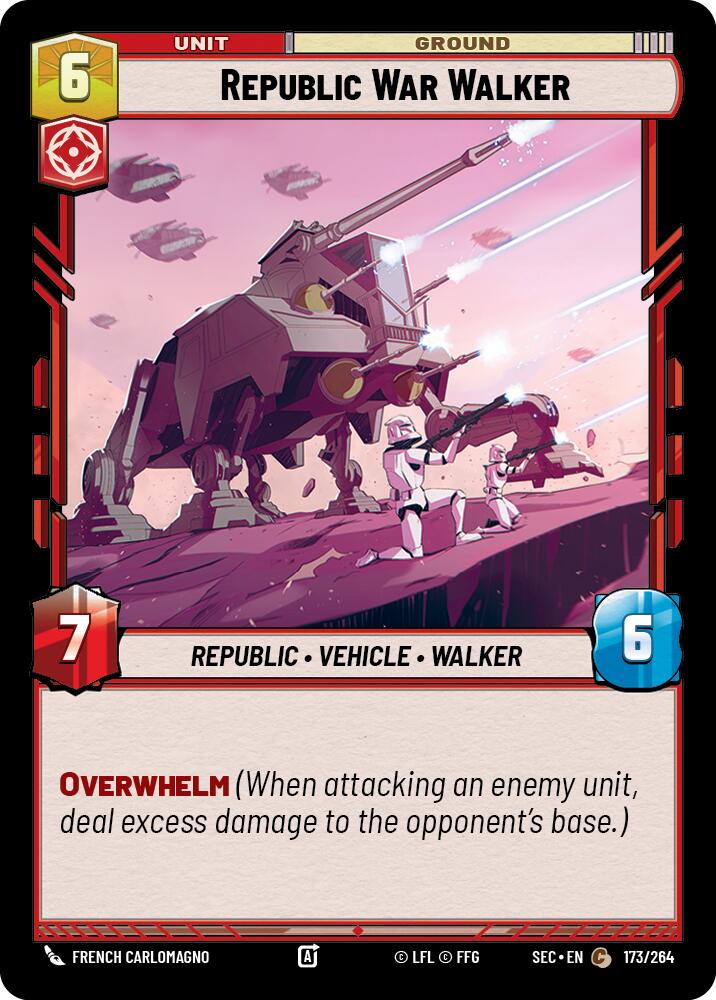 Republic War Walker (173/264) (173/264) [Secrets of Power]
