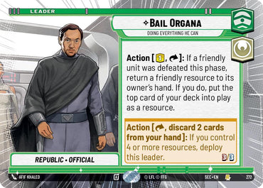 Bail Organa - Doing Everything He Can (Hyperspace) (272) (272) [Secrets of Power]