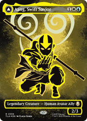 Aang, Swift Savior (Borderless) (Neon Ink Foil) [Avatar: The Last Airbender]