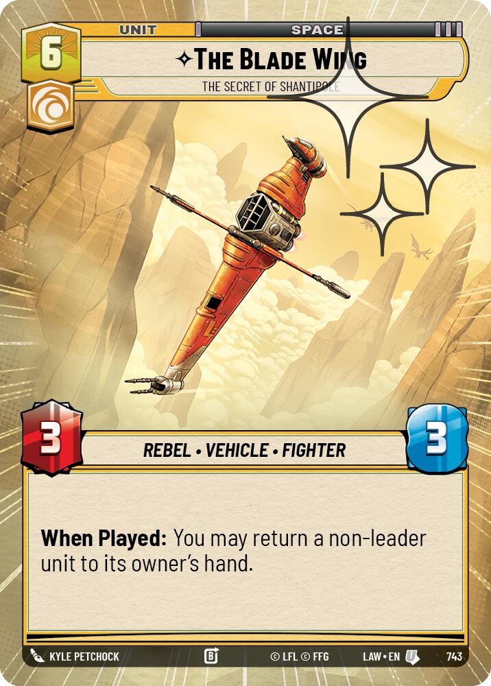 The Blade Wing - The Secret of Shantipole (505) (Hyperspace Foil) (505) [A Lawless Time]