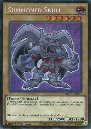 Summoned Skull [BLGG-EN001] Secret Rare