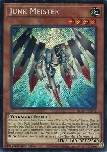 Junk Meister [BLGG-EN033] Secret Rare