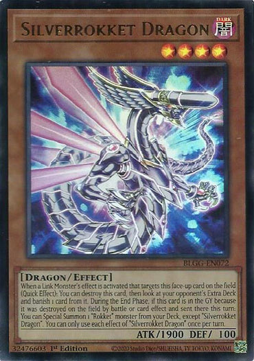 Silverrokket Dragon [BLGG-EN072] Ultra Rare