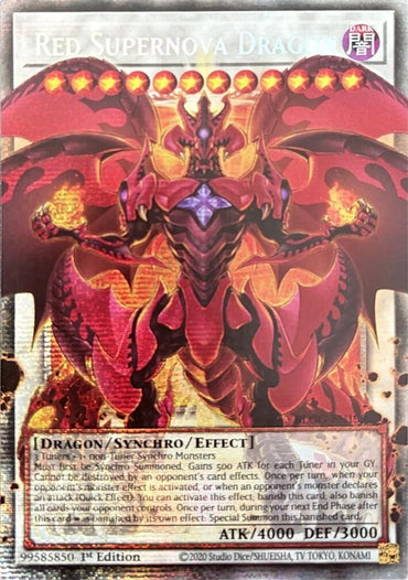 Red Supernova Dragon (Starlight Rare) [BLGG-EN139] Starlight Rare