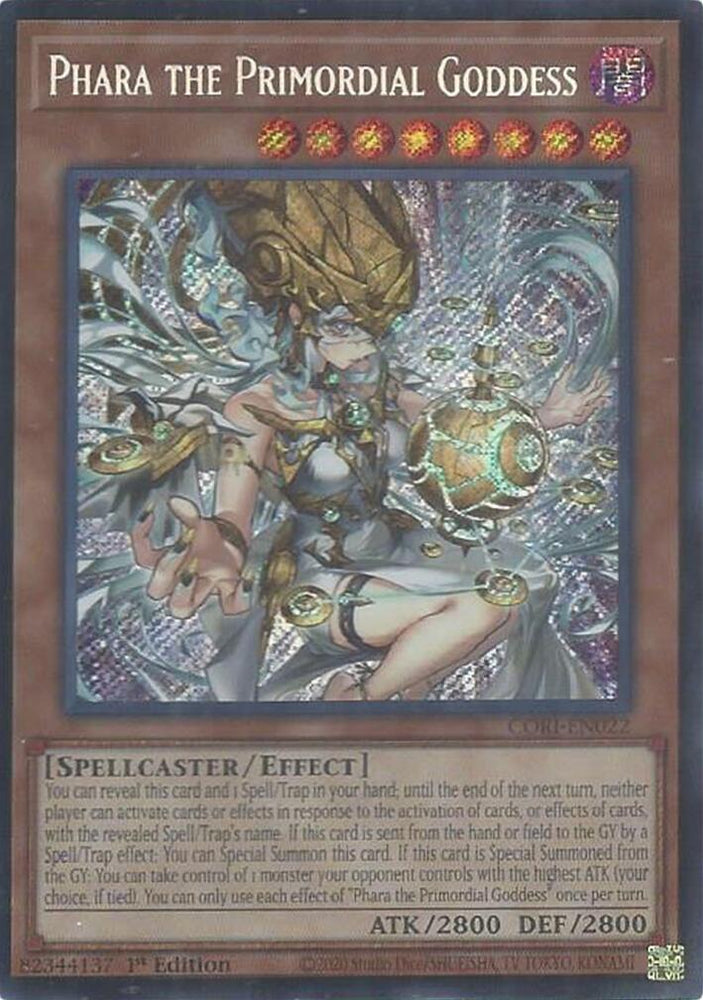 Phara the Primordial Goddess (Secret Rare) [CORI-EN022] Secret Rare