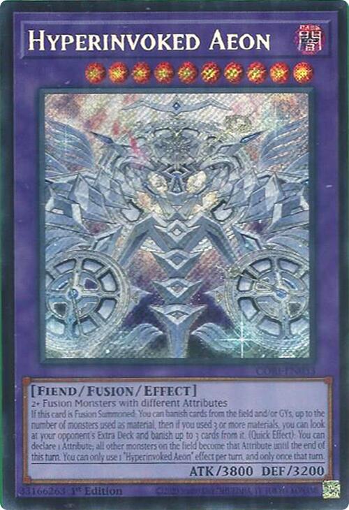 Hyperinvoked Aeon [CORI-EN033] Secret Rare