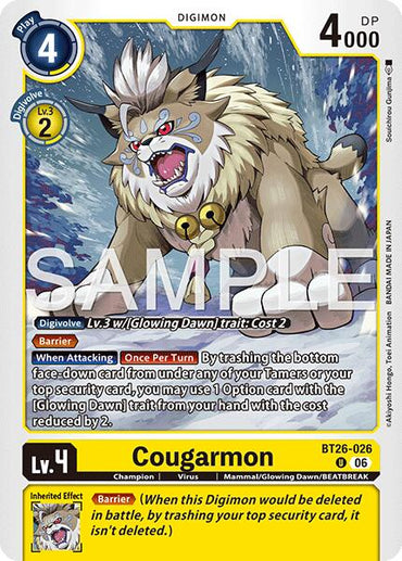 Cougarmon [BT26-026] [Timeless Bonds]