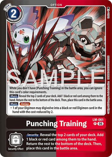 Punching Training [LM-061] [Limited Card Pack -Final Crest-]