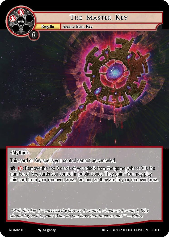 The Master Key (QSK-020 R) [The Quest of the Seven Keys]